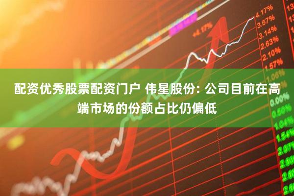 配资优秀股票配资门户 伟星股份: 公司目前在高端市场的份额占比仍偏低